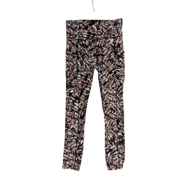 Lululemon Fast And Free Tight II 25" Non-Reflective Nulux Kaleidoscopic Pink Mul - Picture 1 of 4